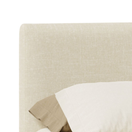 Cloth Headboard: Ivory