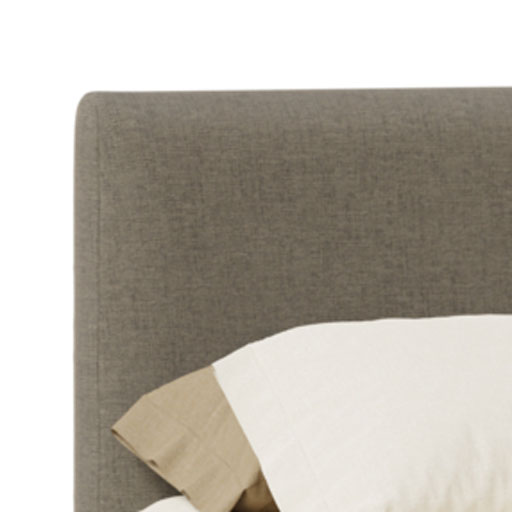 Cloth Headboard: Smoke