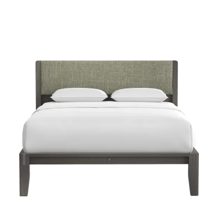 Platform Bed FV - Green Fabric Headboard - Baltic Grey_Current Camera_original